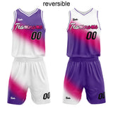 Custom Reversible Basketball Suit for Adults and Kids  Personalized Jersey