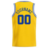 Custom Stitched Basketball Jersey for Men, Women And Kids Yellow-Royal-White