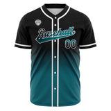 Custom Gradient Baseball Jerseys Personalized Name Number Logo