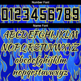 Custom Basketball Jersey Uniform Suit Printed Your Logo Name Number Flame&Royal