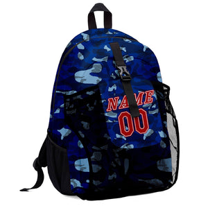 Customize Royal Sports Backpacks Featuring Personalized Names, Numbers and Logos