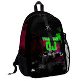 Customize Sports Backpacks Featuring Personalized Names, Numbers and Logos Black