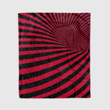 Custom Ultra-Soft Micro Fleece Blanket Red-Black