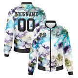 Custom Long Sleeve Windbreaker Jackets Uniform Printed Your Logo Name Number Halo Dyeing