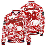 Custom  red Varsity Jacket for Men Women and Youth with Personalized Letterman Jacket