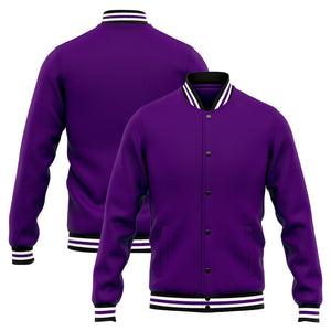 Custom Varsity Jacket Letterman jacket for Men, Women and Youth Purple