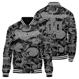 Custom black gray Varsity Jacket for Men Women and Youth with Personalized Letterman Jacket