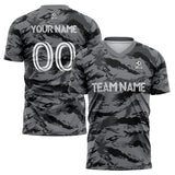 Custom Soccer Uniform Jersey Kids Adults Personalized Set Jersey Shirt Gray