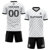 custom soccer set jersey kids adults personalized soccer white