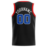 Custom Stitched Basketball Jersey for Men, Women And Kids Black-Royal-Red-White