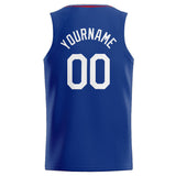 Custom Stitched Basketball Jersey for Men, Women And Kids Royal-White-Red