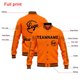 Custom Varsity Jacket Letterman jacket for Men, Women and Youth Orange