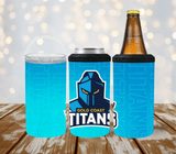 4 in 1 Stubby/Can Cooler Tumbler - Gold Coast Titans