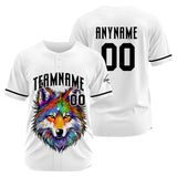 Custom Wolf -White Baseball Uniforms High-Quality for Adult Kids Optimized for Performance