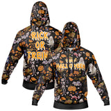 Custom Sweatshirt Hoodie Add Text and Design Personalized Halloween Hooded Sweatshirt