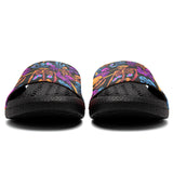 Customized Basketball Slippers With Added Patterns, Name Number Logo