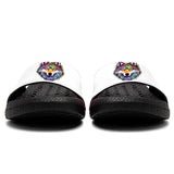 Customized Basketball Slippers With Added Patterns, Name Number Logo