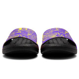 Customized Basketball Slippers With Added Patterns, Name Number Logo