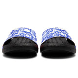 Customized Basketball Slippers With Added Patterns, Name Number Logo