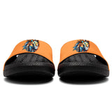 Customized Basketball Slippers With Added Patterns, Name Number Logo