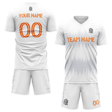 custom soccer set jersey kids adults personalized soccer white