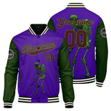 Custom purple Varsity Jacket for Men Women and Youth with Personalized Letterman Jacket