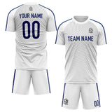 custom soccer set jersey kids adults personalized soccer white