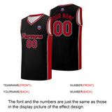 Custom basketball jersey shorts for men and women. Embroidered and printed name, number and logo Black