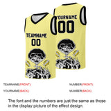 Custom basketball jersey for men and women. Stitched and printed name, number and logo