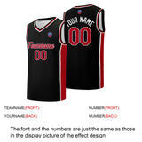 Custom basketball jersey shorts for men and women. Embroidered and printed name, number and logo Black