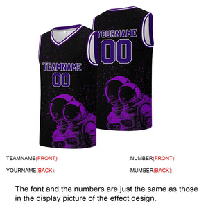 Custom basketball jersey for men and women. Stitched and printed name, number and logo Black