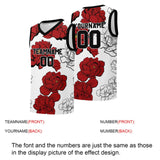 Custom basketball jersey for men and women. Stitched and printed name, number and logo Red