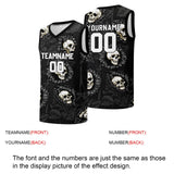 Custom basketball jersey for men and women. Stitched and printed name, number and logo Drak Grey