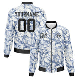 Custom Long Sleeve Windbreaker Jackets Uniform Printed Your Logo Name Number Marble