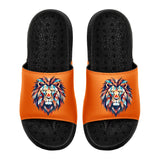 Customized Basketball Slippers With Added Patterns, Name Number Logo