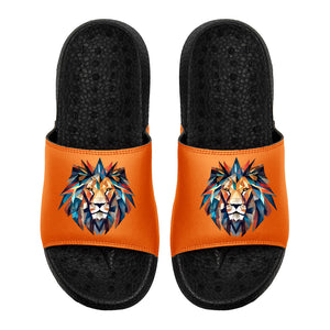 Customized Basketball Slippers With Added Patterns, Name Number Logo