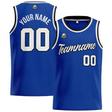 Custom Stitched Basketball Jersey for Men, Women  And Kids Royal-White-Black