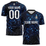 Custom Soccer Uniform Jersey Kids Adults Personalized Set Jersey Starry sky