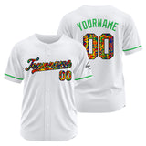 Custom White Baseball Jersey Stitched Design Personalized Hip Hop Baseball Shirts