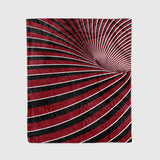 Custom Ultra-Soft Micro Fleece Blanket Crimson-Black