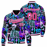 Custom Pink Varsity Jacket for Men Women and Youth with Personalized Letterman Jacket