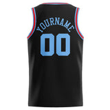 Custom Stitched Basketball Jersey for Men, Women And Kids Black-Light Blue-Red