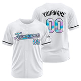 Custom White Baseball Jersey Stitched Design Personalized Hip Hop Baseball Shirts