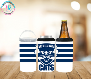 4 in 1 Stubby/Can Cooler Tumbler - Geelong Cats