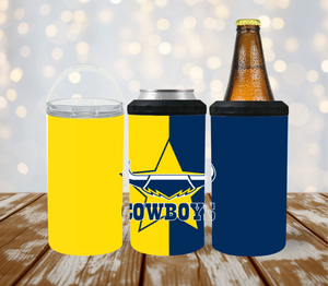 4 in 1 Stubby/Can Cooler Tumbler - The Cowboys