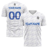 Custom Soccer Uniform Jersey Kids Adults Personalized Set Jersey Shirt White