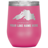 Custom Lake Wine Tumbler