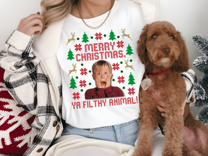 Adult-christmas-shirt-family-christmas-shirt-christmas-shirts-womens-filthy-animal-TR-Collective-front