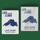 Custom Lake Playing Cards