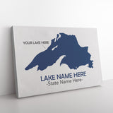 Custom Lake Rectangle Canvas